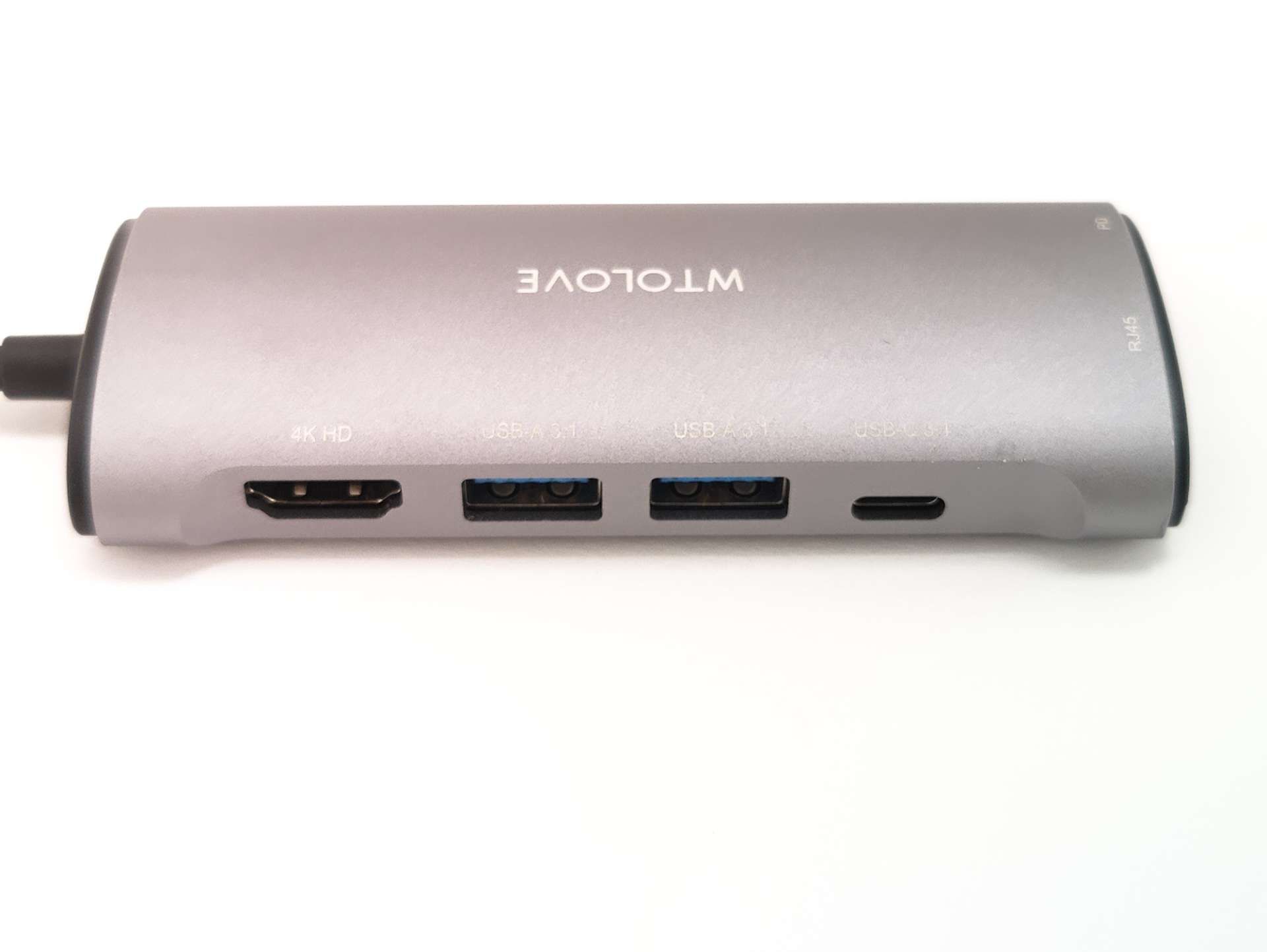 WTOLOVE USB C Hub - USB C Adapter 8 w 1 z 4K HDMI