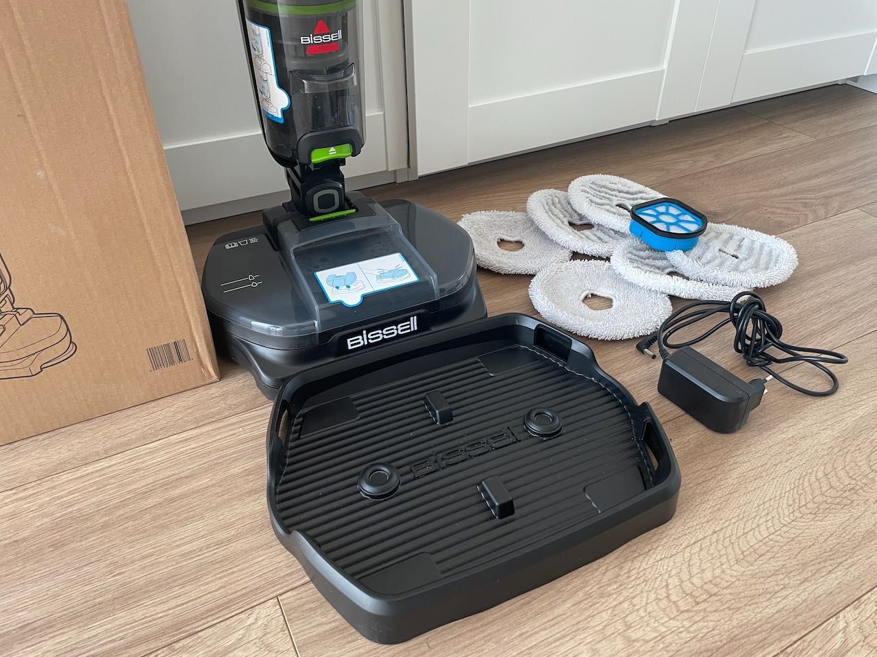 Bezprzewodowy mop + odkurzacz 2w1 | BISSELL SpinWave + Vac Pet 3885N