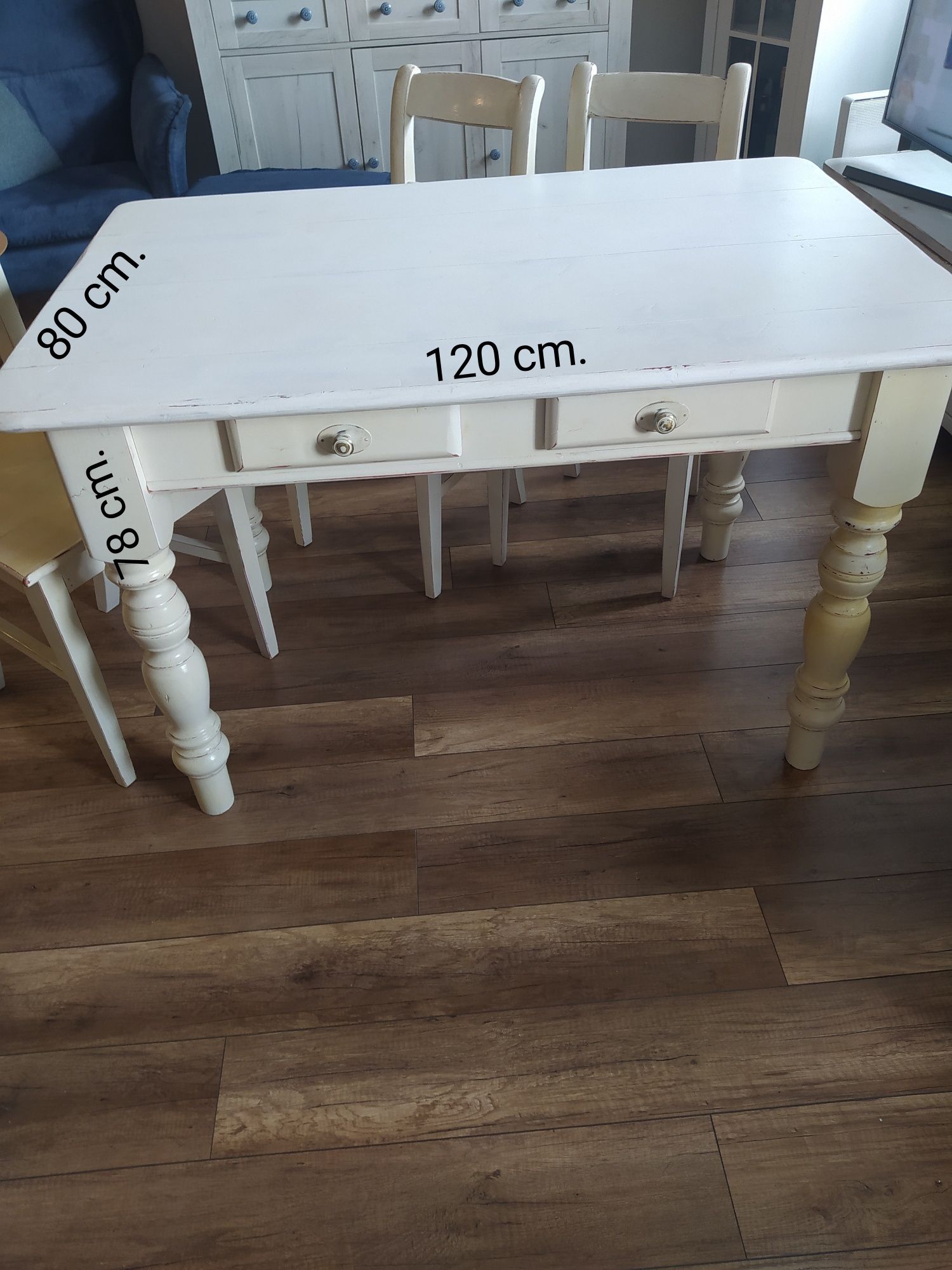 Stół + 4 skrzesła