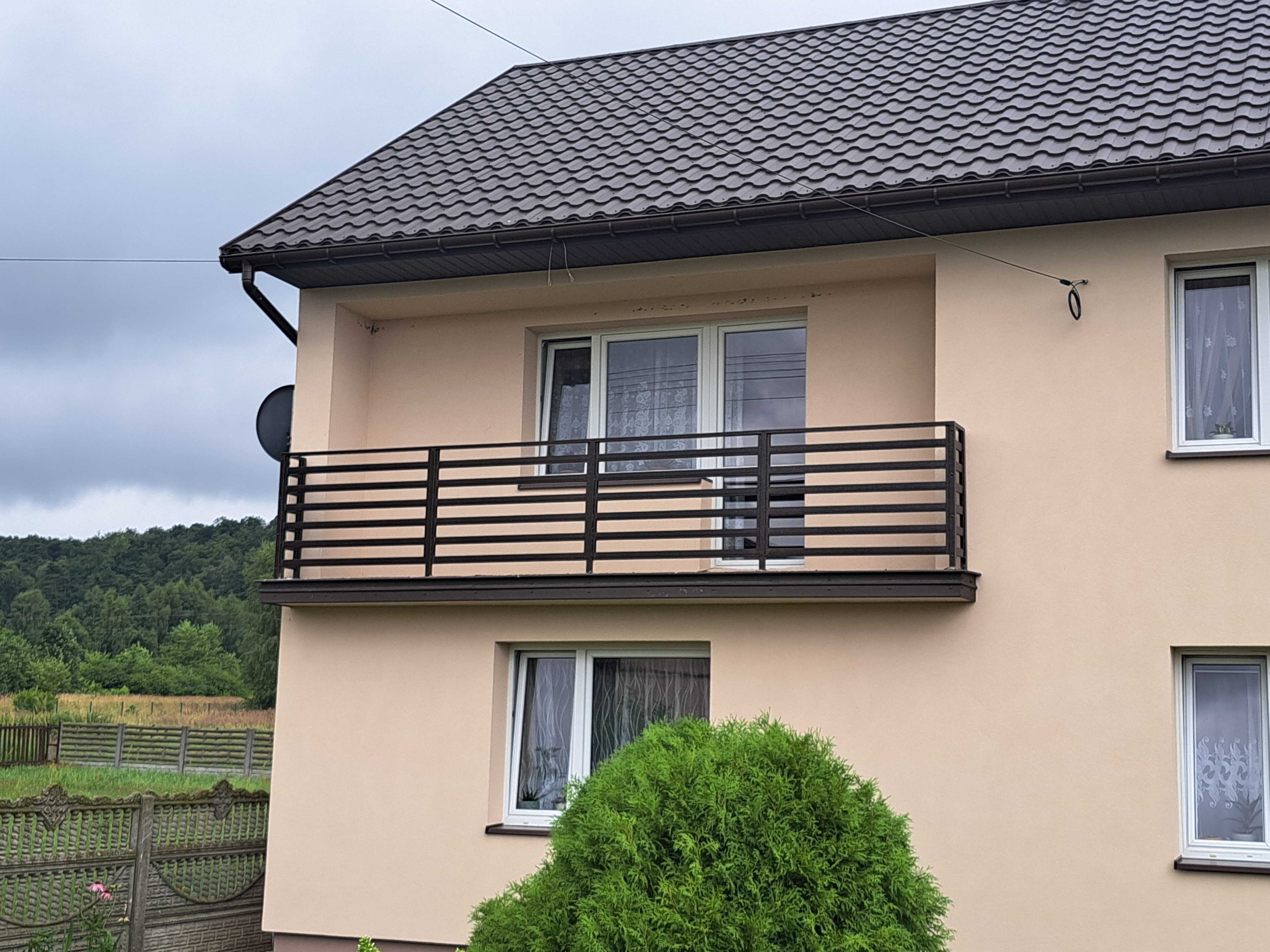 Balustrady balkonowe ze stali, nierdzewne, ocynkowane