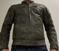 Modeka Vincent Aged Black gray Leather Jacket