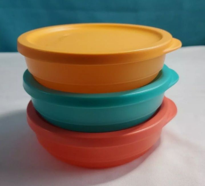 TUPPERWARE modułowy zestaw misek pojemników z uszczelkami do lodówki