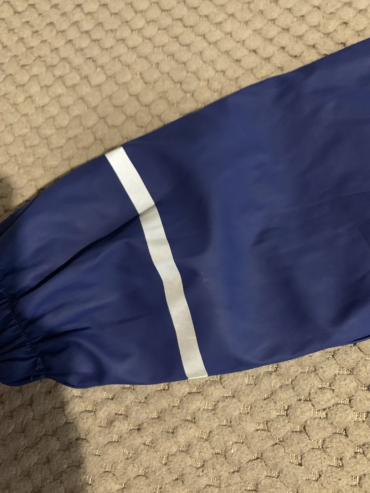 Куртка для мальчика непромокаемая на флисовой подкладке р.122/128