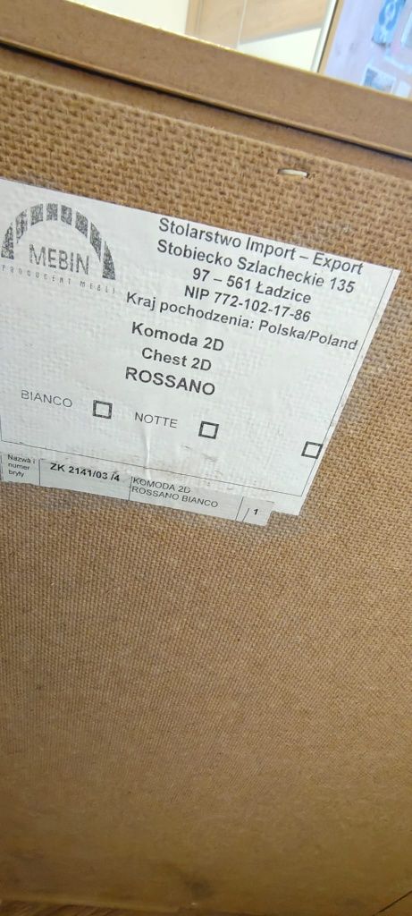 Szafka RTV Mebin Rossano