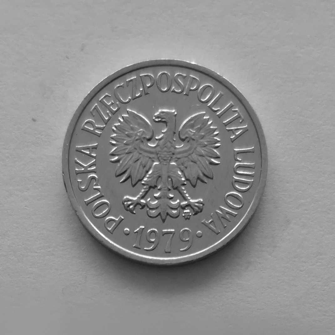 Moneta 20 groszy 1979r.Al.Stan okołomenniczy.