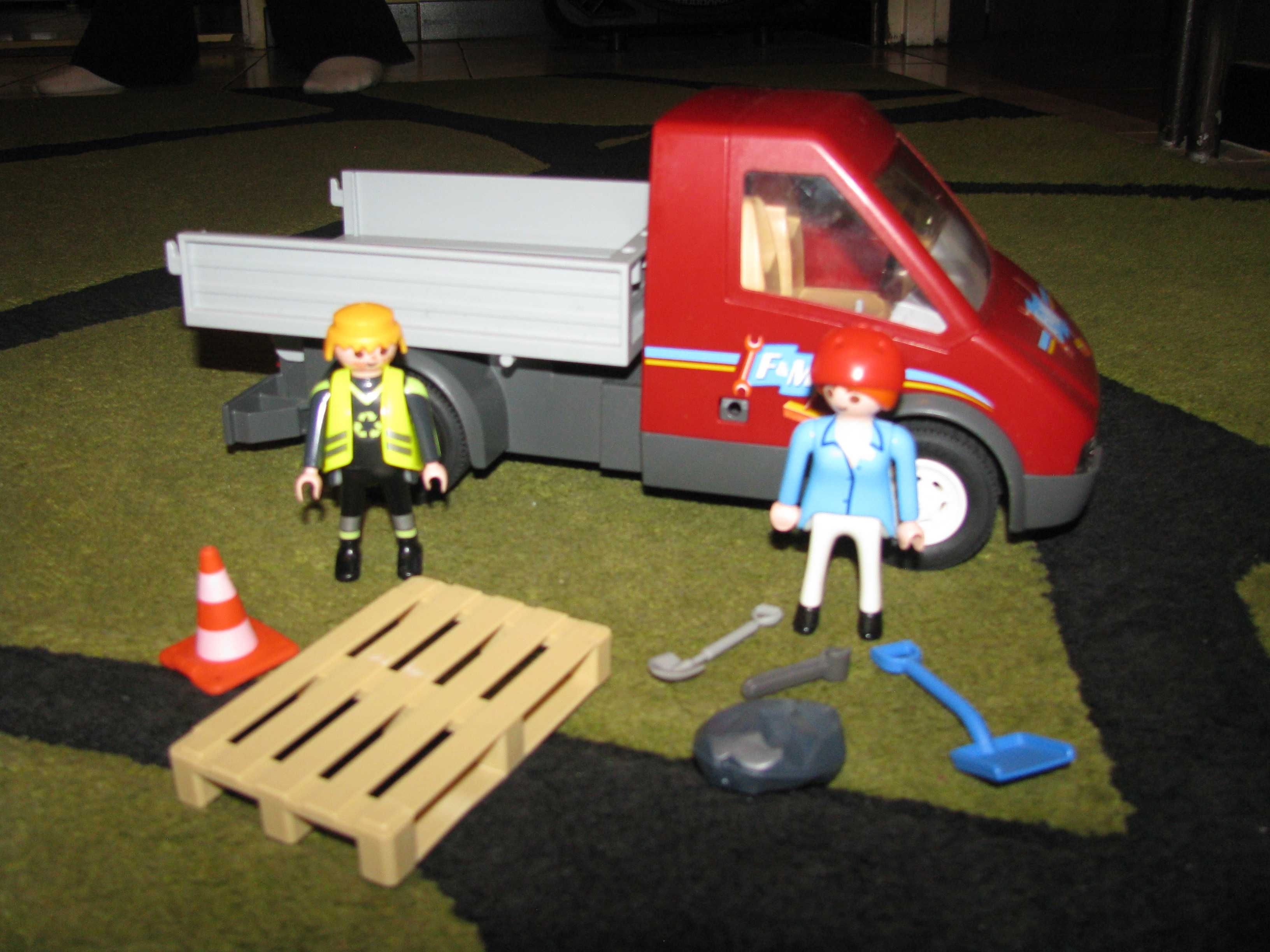 Auto playmobil roboty drogowe