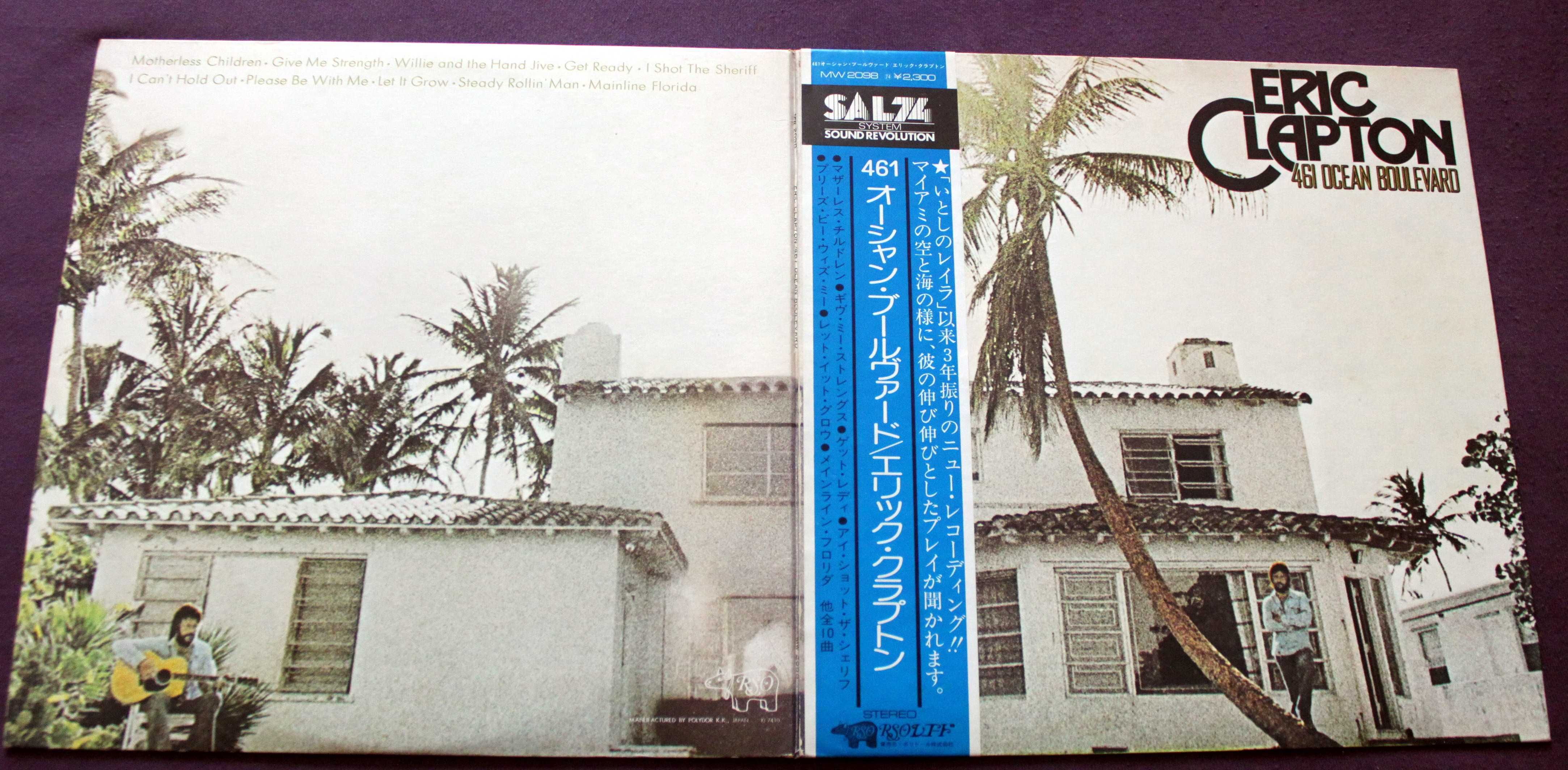 Eric Clapton LP JAPAN 461 Ocean Boulevard