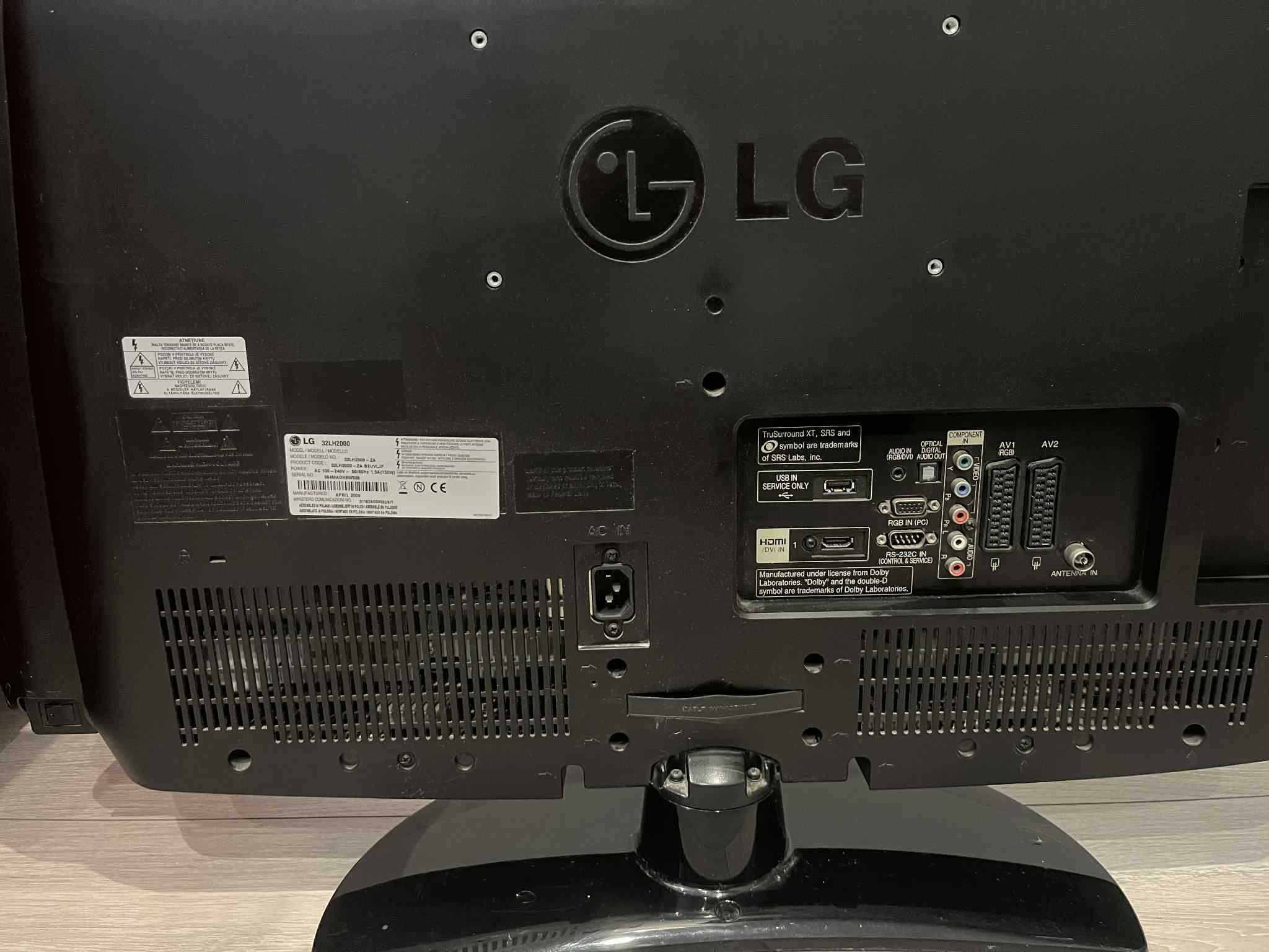 Telewizor LG 32LH2000 32” LCD