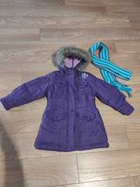 Płaszczyk zimowy kurtka na zimę dla dziewczynki