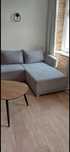 Szara rozkładana sofa narożnik wygodny BRW