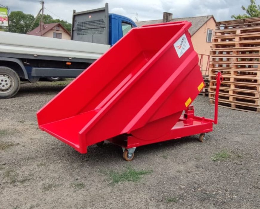 Kontener samowyładowczy 0.5m3 #2 koleba z kółkami