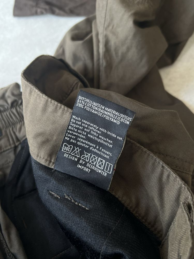 Spodnie myśliwskie męskie Deerhunter Saarland 3908 Khaki Brązowe