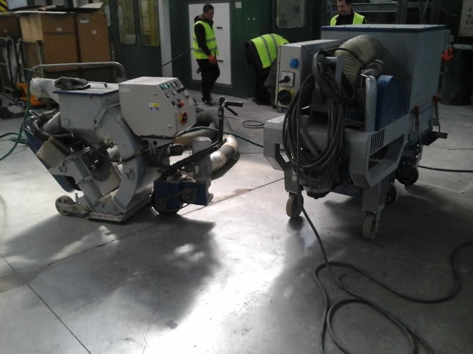 Фрезування (фрезерування), шліфовка, дробеструйна обробка бетону