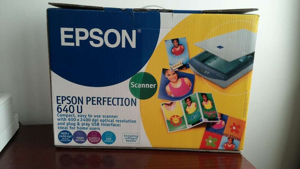 Scanner EPSON PERFECTION 640 U (Pouco uso, COMO NOVO, na caixa)