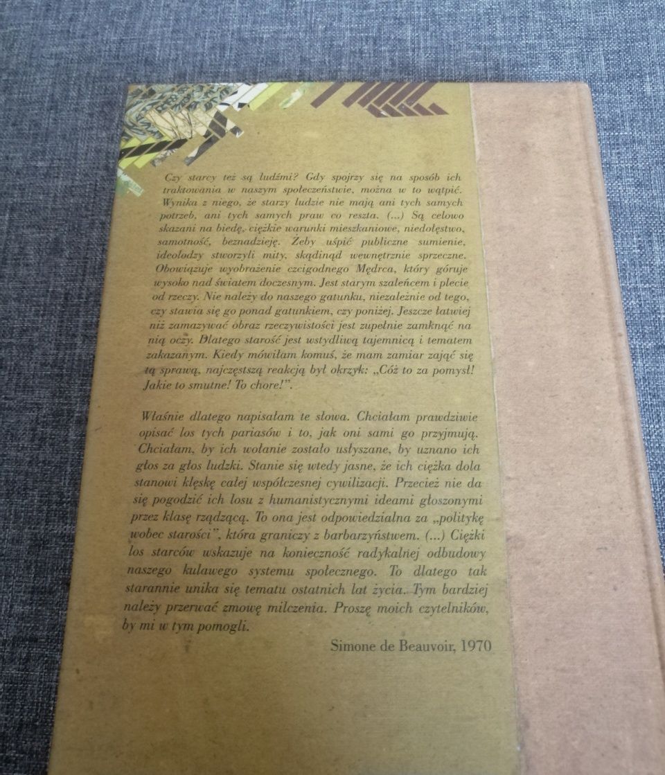 Książka Simone de Beauvoir Starość unikat