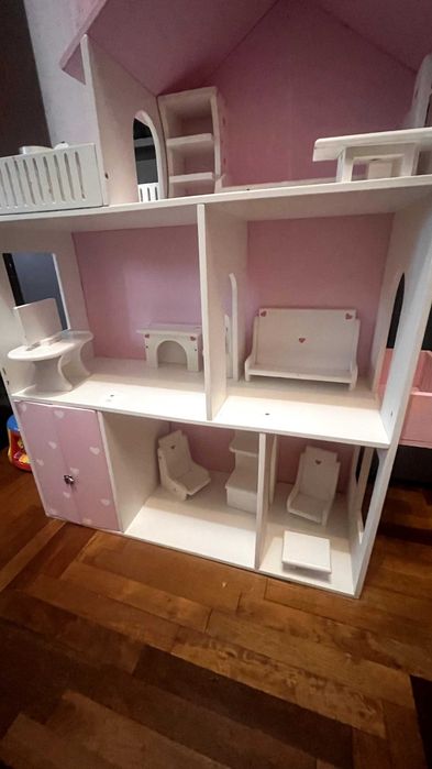 Ляльковий будинок 110х80х30см з меблями