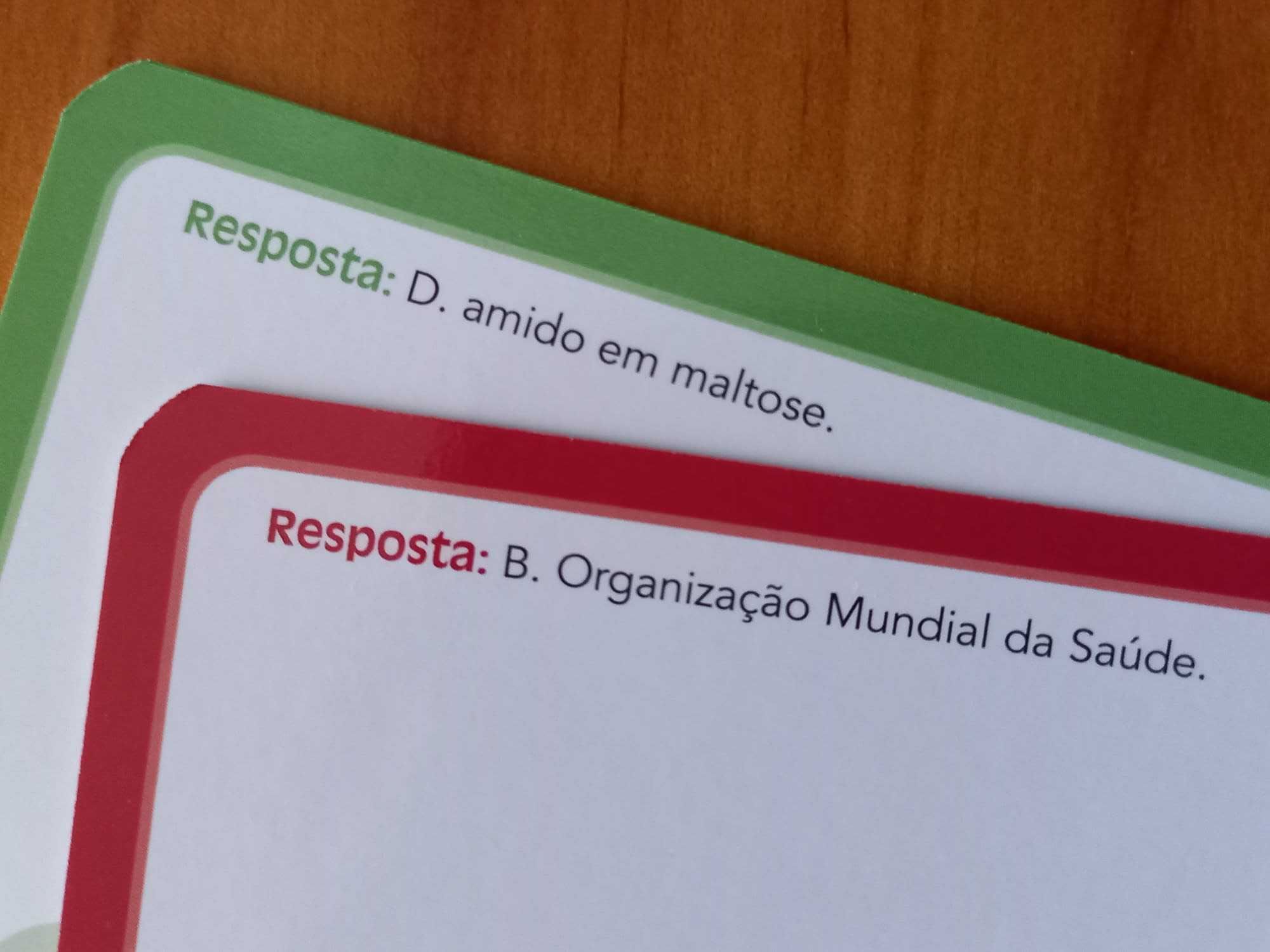 (NOVO, PORTES GRÁTIS) Jogo Cartas / Flashcards BioQuiz: Ciências, 9.º