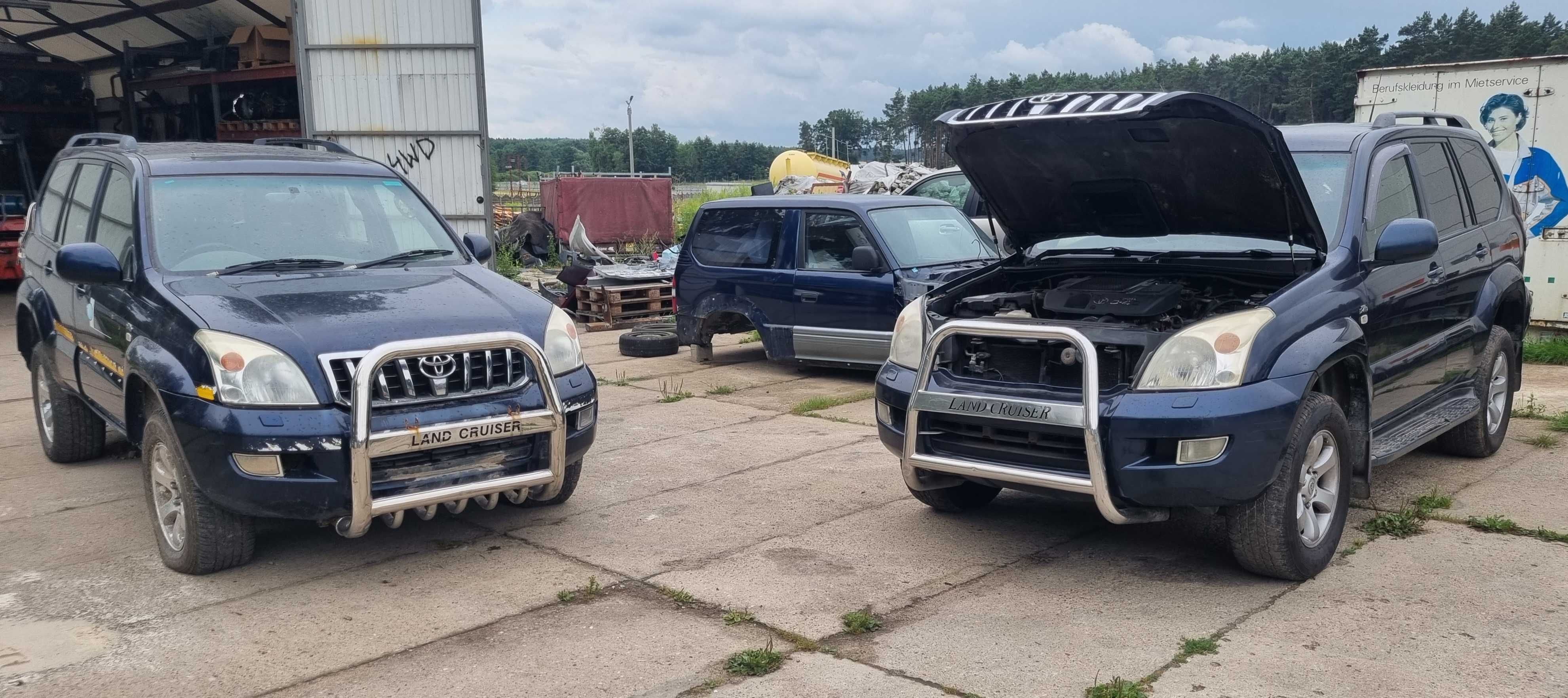 Toyota Land Cruiser 120 Drzwi Przód Tył