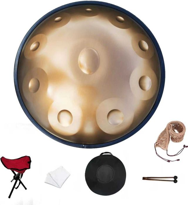Profesjonalny bęben stalowy (handpan / tongue drum) 432Hz - O206