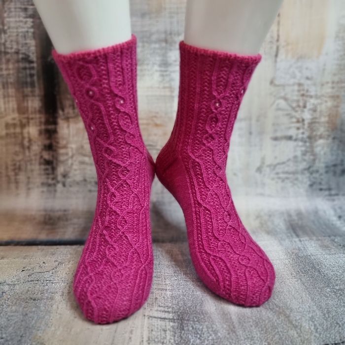 Шкарпетки в'язані ручної роботи