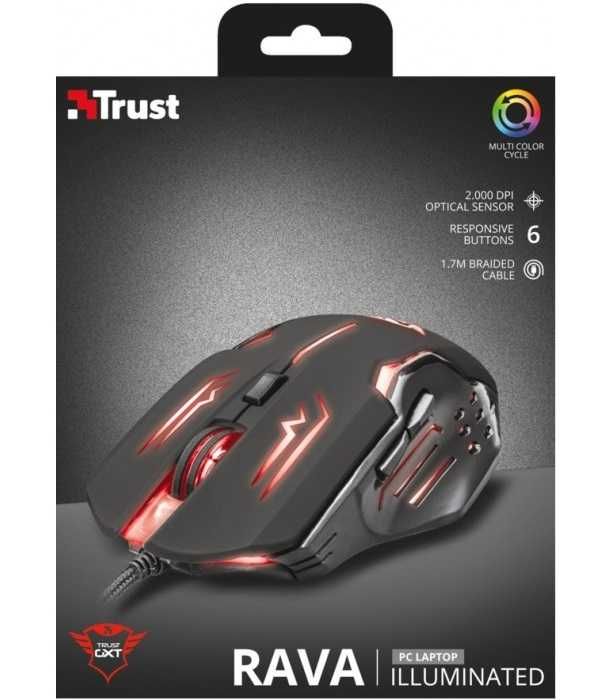 Мышь Trust GXT 108 Rava USB Black