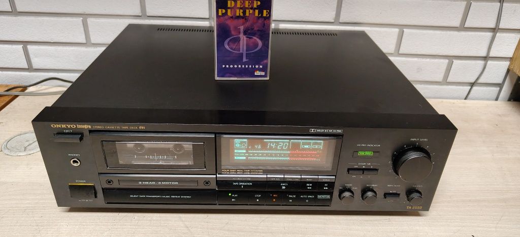 Magnetofon deck ONKYO TA-2550. Po serwisie