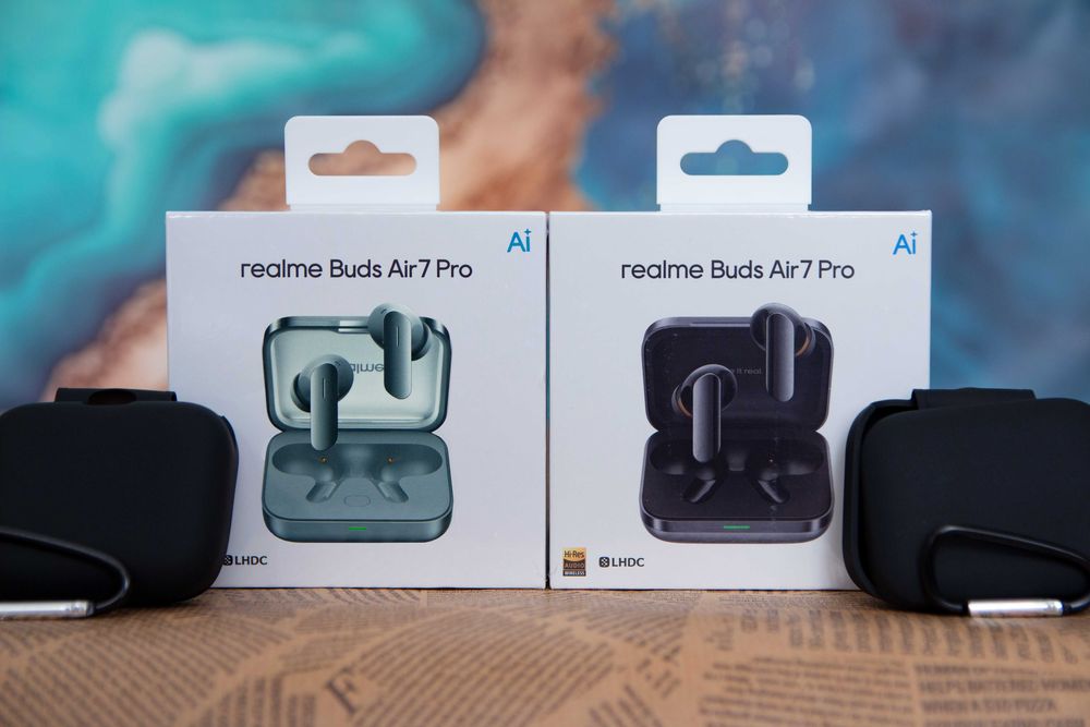 ‼️+ЧОХОЛ! Realme Buds Air 7 Pro(Bl/Gr/Wh)|Беспроводные блютуз наушники