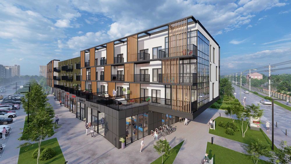 Продаж 1 кімнатна 36 мкв Винники 2 поверх