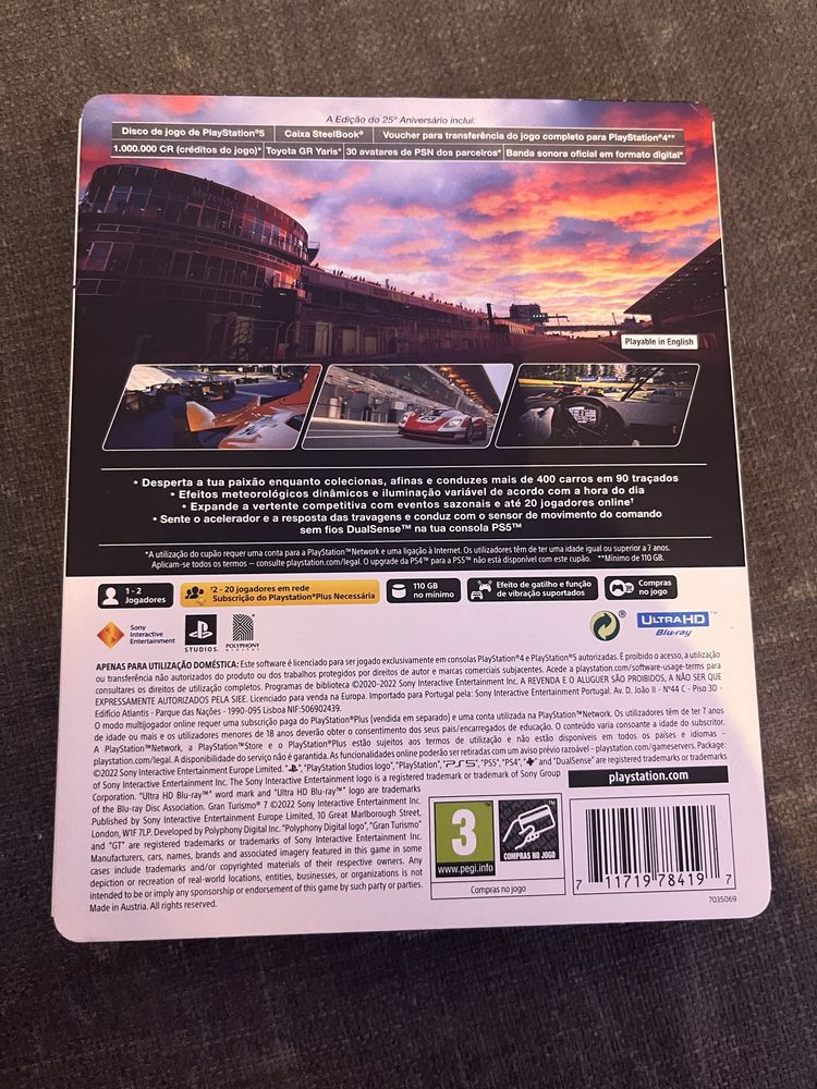 Gran Turismo 7 - Edição 25 aniversario - Playstation 5