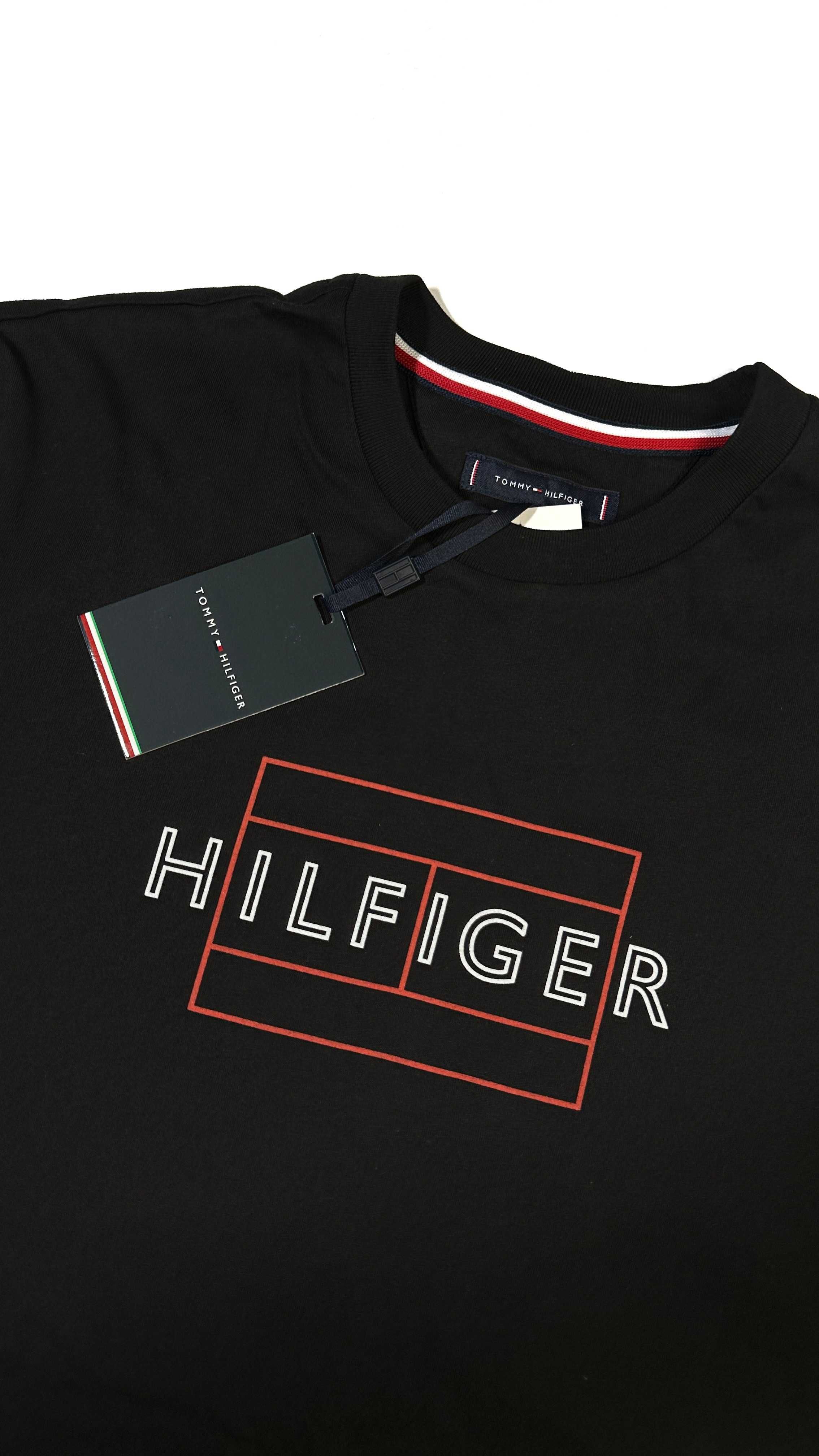 Оригінальна футболка Hilfiger чорна M, L