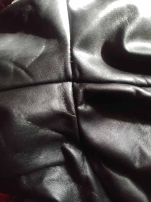 Кожаные джогеры штаны на резинке брюки спортивные