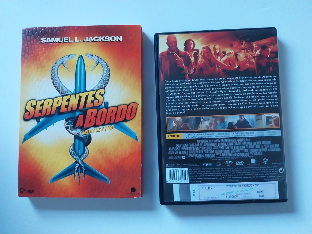 Serpentes a Bordo Snakes on a Plane, David R. Elis, Samuel L. Jackson