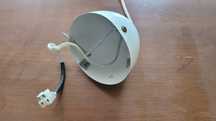 Biała lampa wisząca