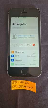 iPhone 5S 16Gb Vodafone preto