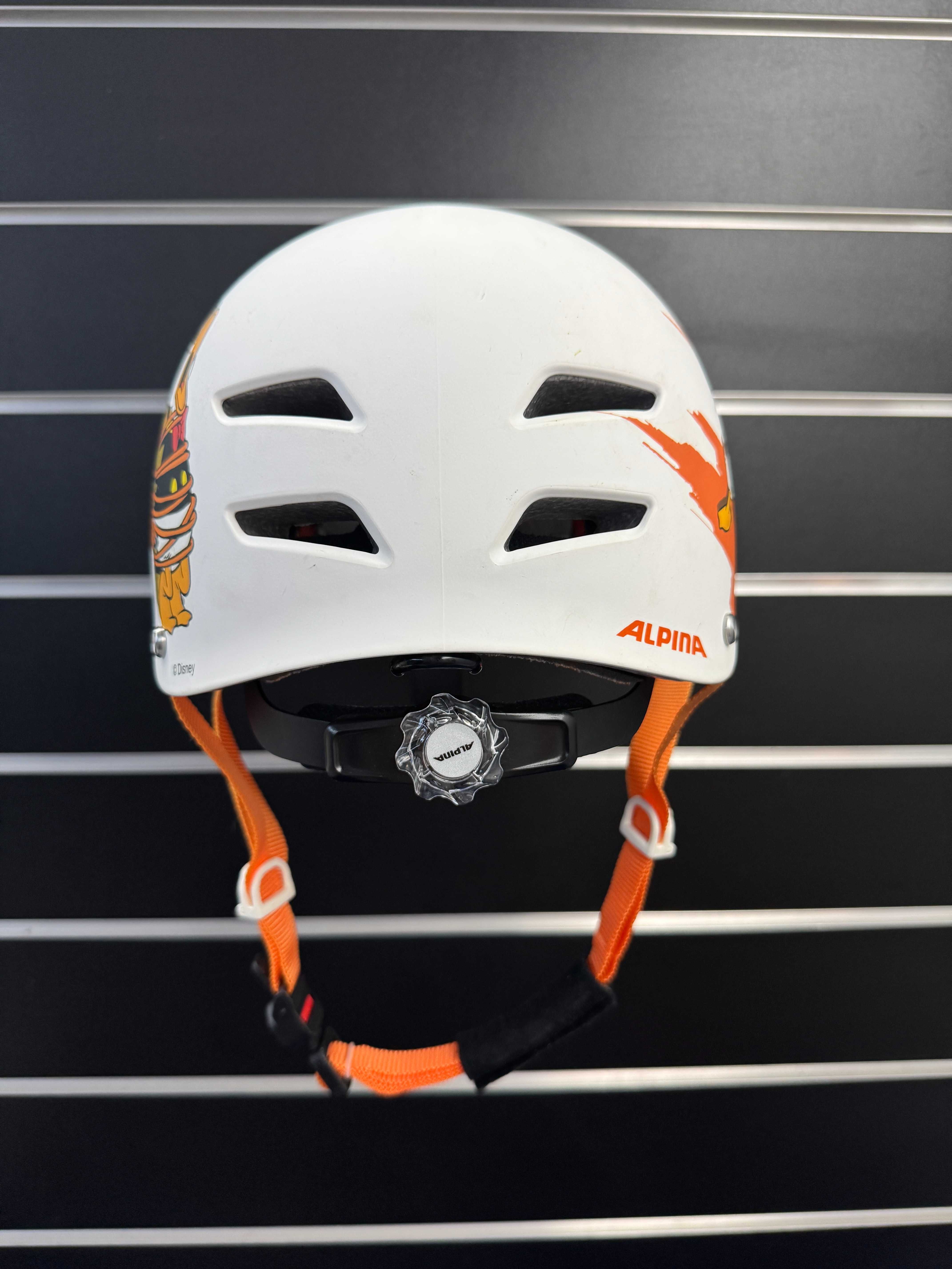 Alpine Park jr. Disney Kaczor Donald biały kask rowerowy dziecięcy