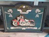 Obraz Harley Davidson drewniany 3D Electra Glide