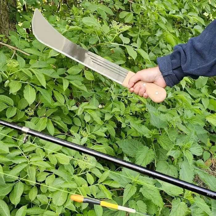 MACZETA HARTOWNIA XL Ogrodowa Karczownik 55cm Nóż Bagnet Wytrzymały