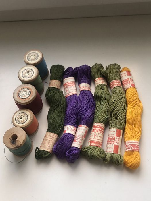 Нитки и мулине СССР одним лотом