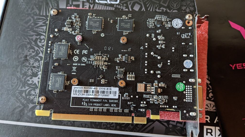 Rx550 4gb como nova