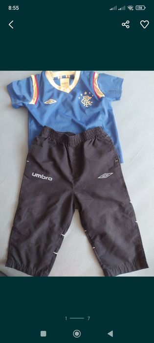 Umbro t-shirt spodnie chłopięce 80