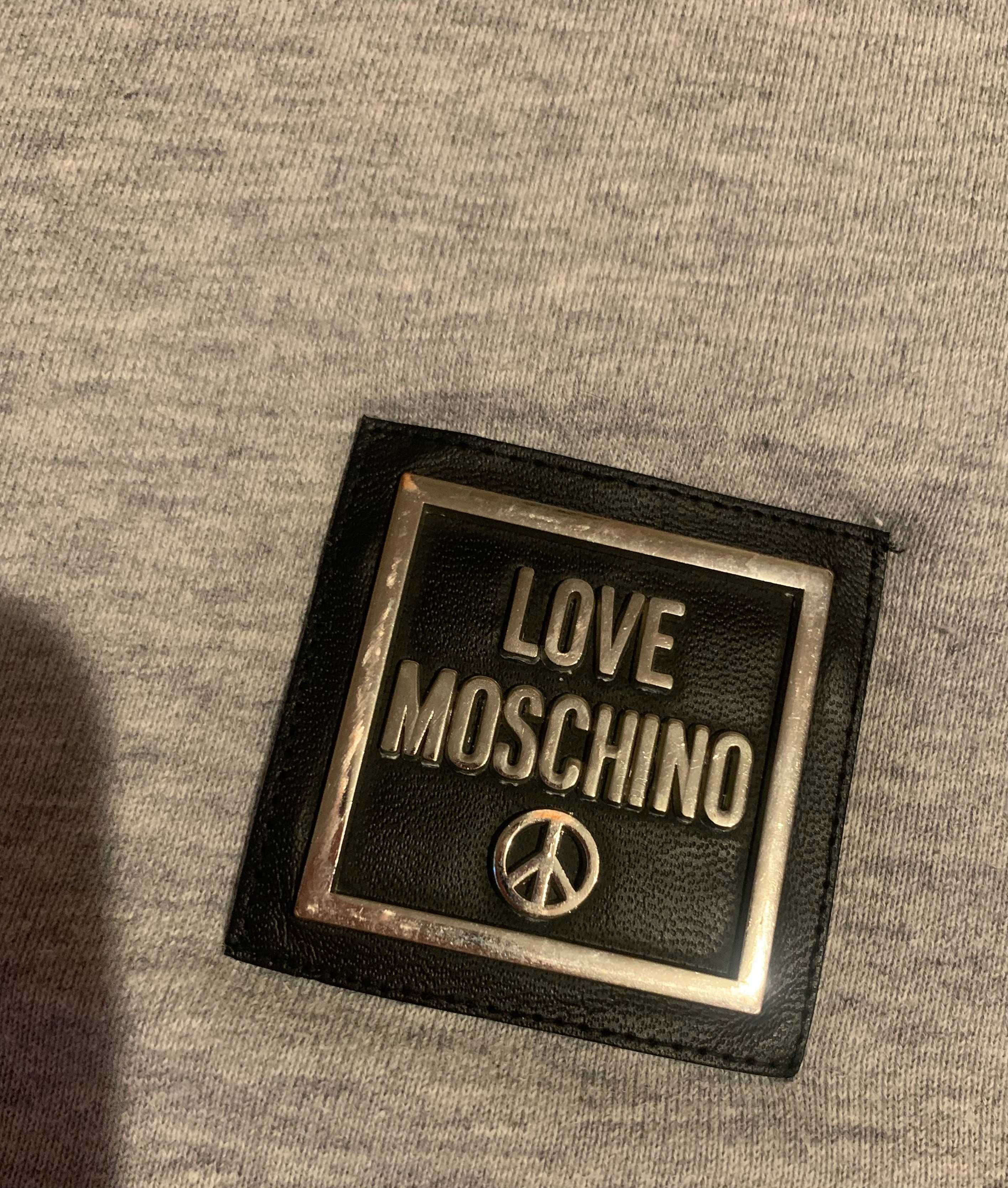 Брендовый оригинальный свитшот кофта Love Moschino р.L в идеале
