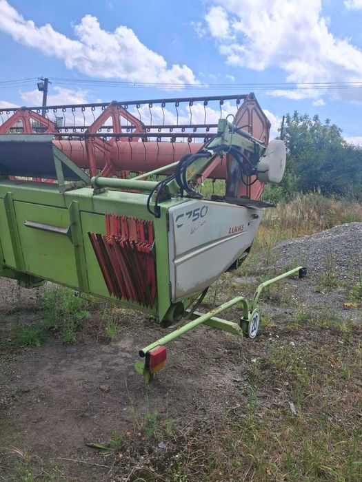 Зернова жниварка жатка CLAAS C750 + ріпаковий стіл TAM