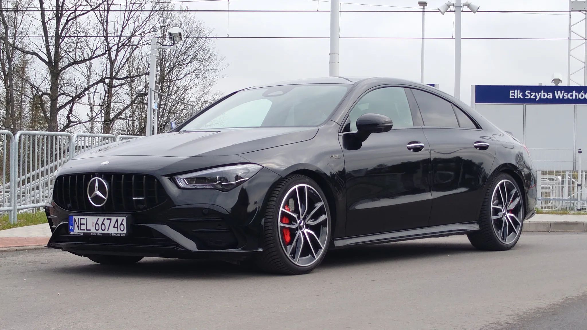 Mercedes-Benz CLA CLA 35 AMG Salon PL Burmeister Multibeam fotele z pamięcią HUD