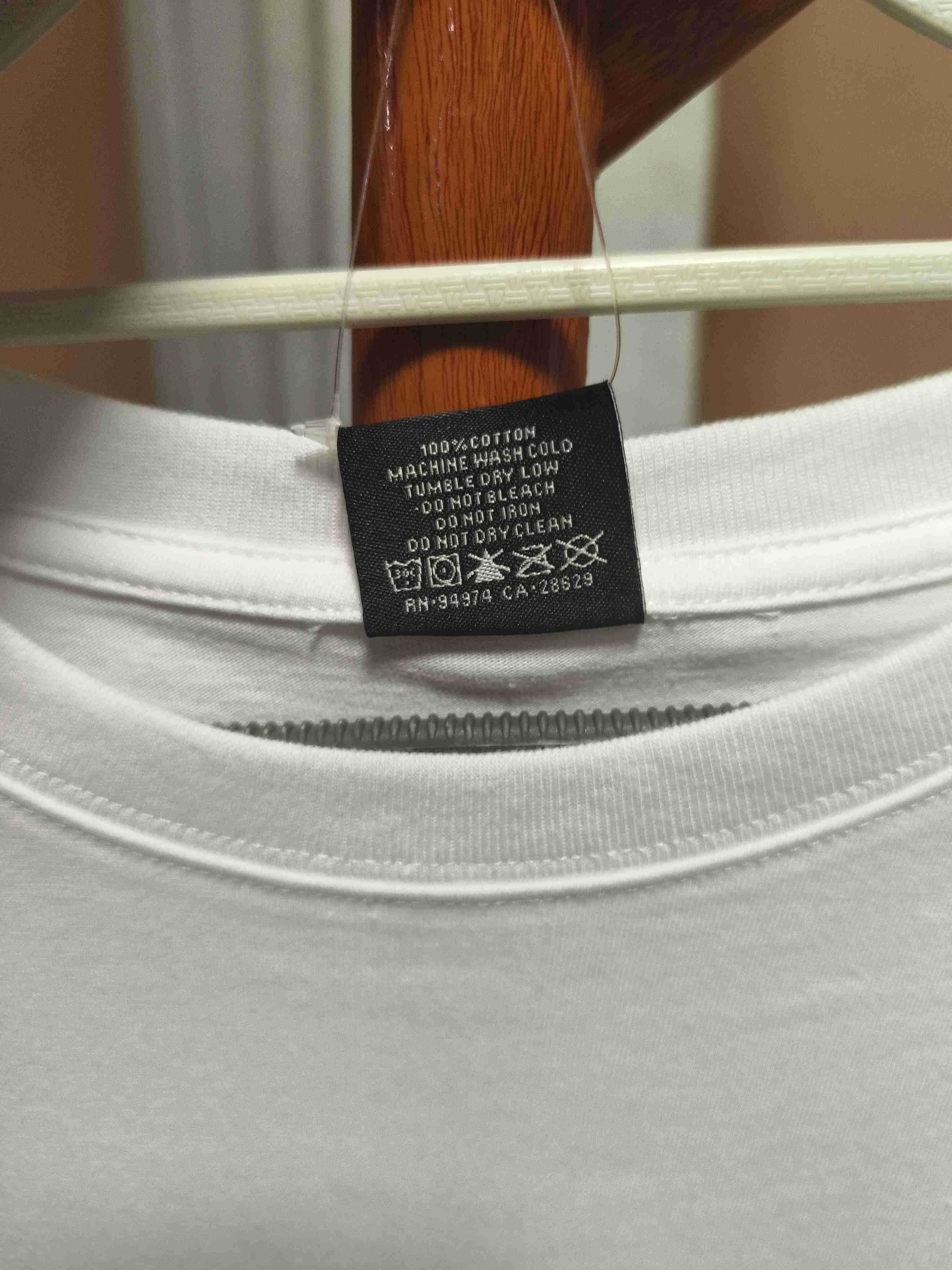 Stussy Męska Biała Koszulka z Nadrukiem Rozmiar XL