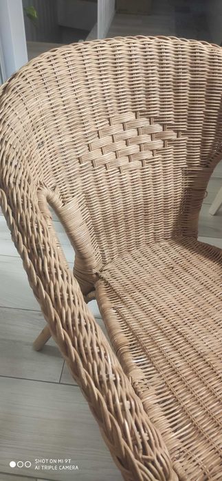 Fotel wiklinowy Ikea