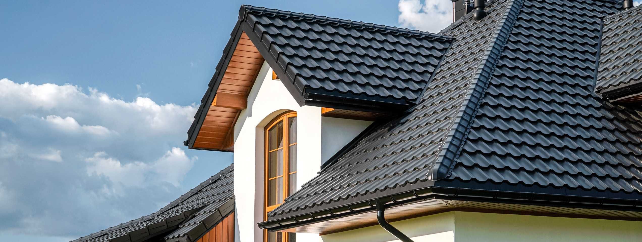 Blachodachówka modułowa BUDMAT VENECJA D-Matt + Antracyt RAL 7016
