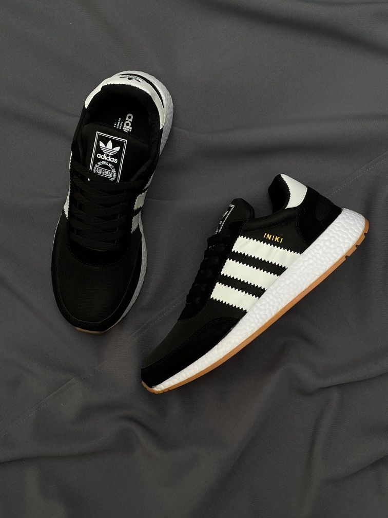 ХІТ Adidas Iniki Black White | Адидас Иники 37-44