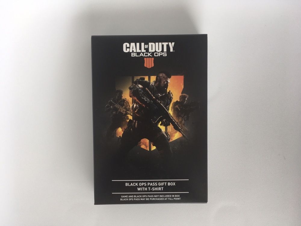 T-Shirt Call of Duty: Black Ops 4 + código DLC - NOVA