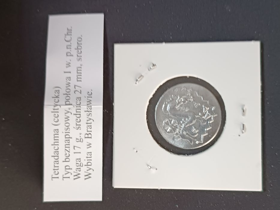 Moneta Tetradrachma Celtycka kopia