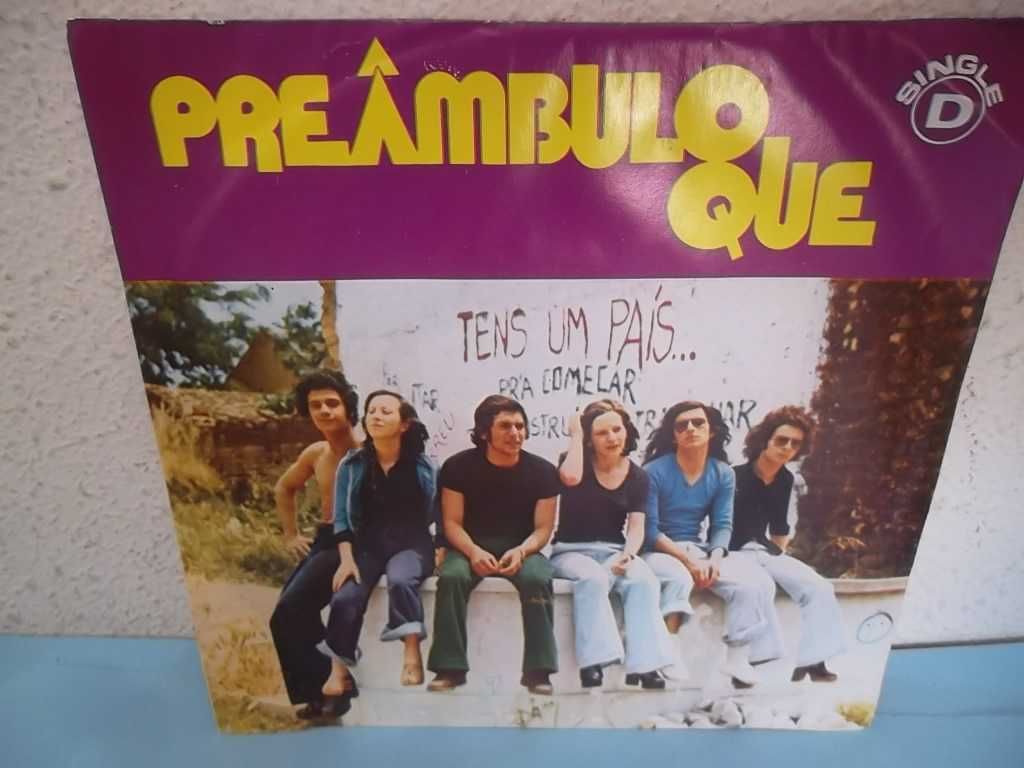 Preâmbulo Que ‎– Tens Um País (1975) single.
